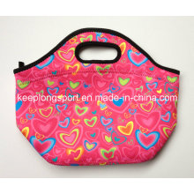 Promotional Insulated Neoprene Lunch Bag with Sublimation Printing